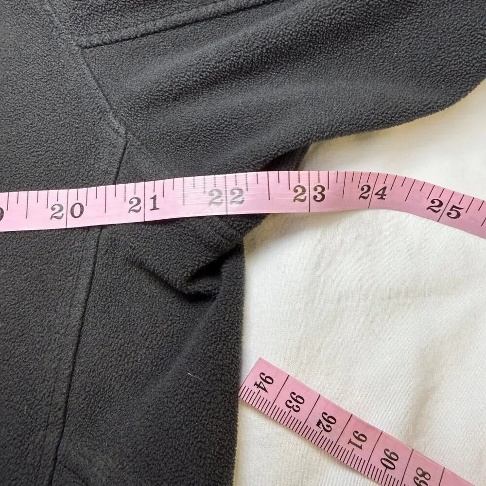 The North Face Full-Zip‎ Fleece Jacket Men’s Large Black Zip Pockets GUC